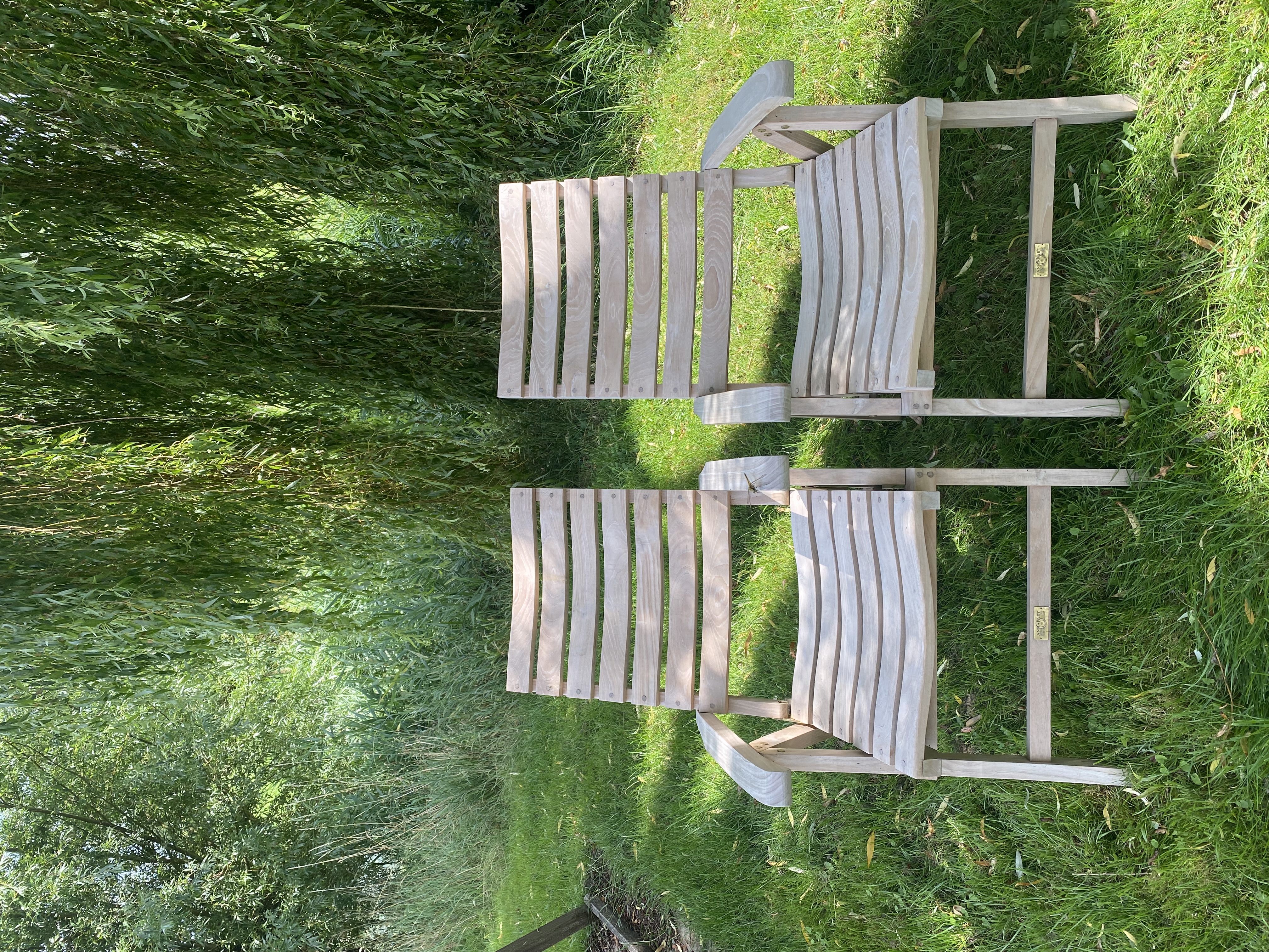 Verstelbare teak stoelen 1